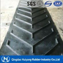 Chevron Pattern Figured Rubber Conveyor Belt Hecho en China